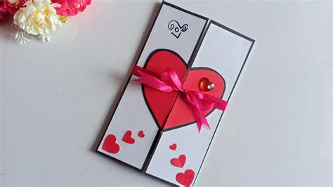 beautiful handmade valentines day card idea diy greeting cards