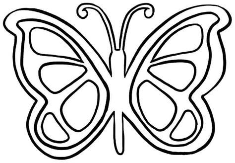 easy butterfly coloring pages clip art library