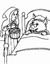 Redridinghood Fairytales Coloring Pages sketch template