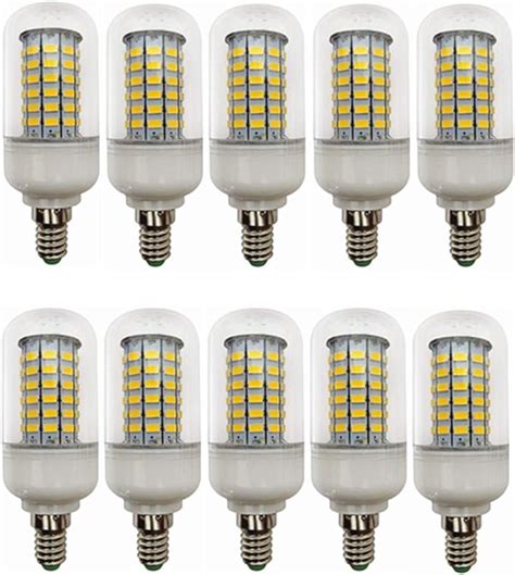 amazoncom welsun  led bulbs    voltage    led corn lamp base acdc