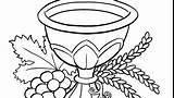 Eucharist Coloring Pages Getdrawings sketch template