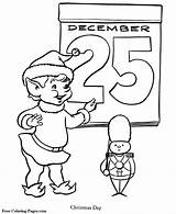 Christmas Coloring Pages December 25th sketch template