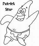 Coloring Patrick Star Pages Popular sketch template