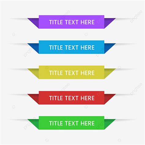 abstract design elements vector hd png images abstract colorful titles design elements