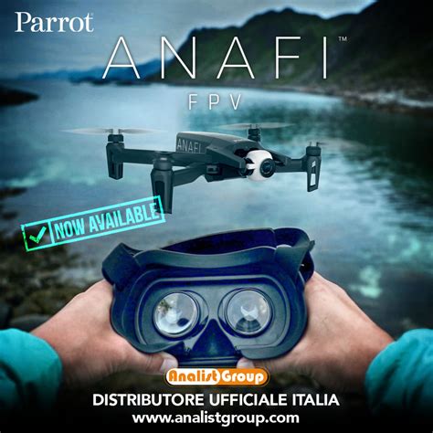 parrot anafi fpv prezzo  caratteristiche scopri la straordinaria esperienza  volo immersiva