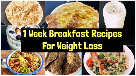 7 Breakfast Recipes For Weight Loss 1 Week Quick And Easy