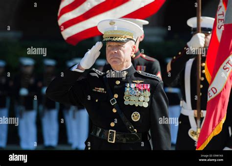 marine corps gen james  amos  outgoing commandant   marine corps salutes