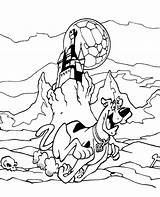 Coloring Scooby Doo Dum sketch template