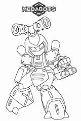 Pages Coloring Medabots Peninsula Template sketch template