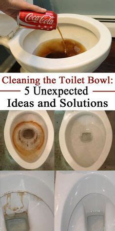 cleaning  toilet bowl  unexpected ideas  solutions  images