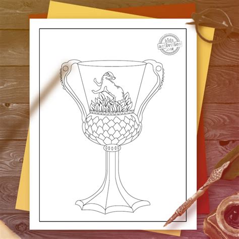 magical harry potter hufflepuff coloring pages