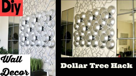 diy wall decor  dollar tree items youtube
