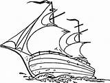 Mayflower Ship Arbutus Trailing Repens sketch template