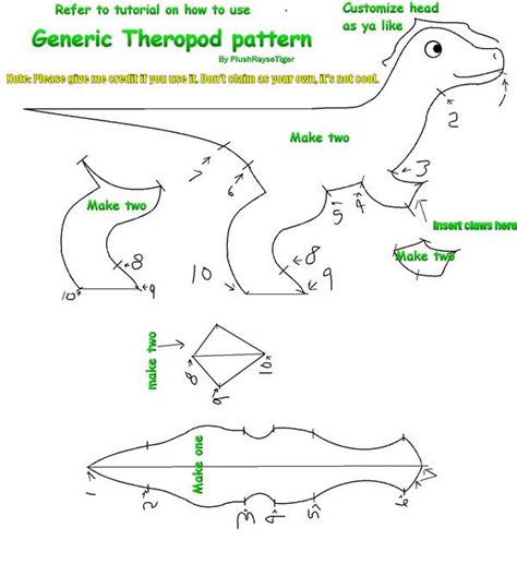 dinosaur template sewing pinterest dinosaurs templates