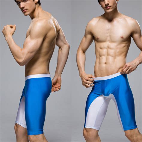 men s looch sexy elastic low waist gym running shorts swimming
