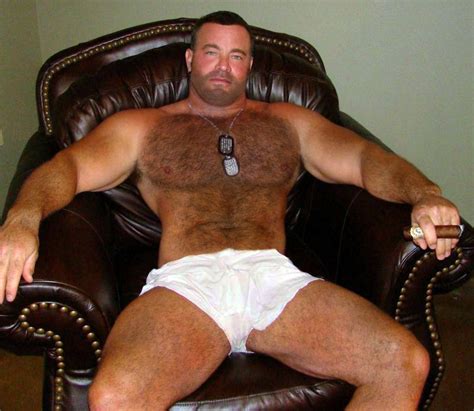 Hairy gay muscular men