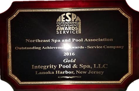 awards integrity pool  spa llc