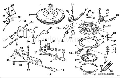 hp johnson outboard parts diagram heat exchanger spare parts