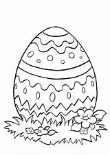 Easter Coloring Egg Pages Print Printable Kids sketch template
