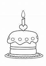Birthday Coloring Pages Cake Cupcake Printable Ausmalen Ausmalbilder Geburtstag Color Malvorlagen Happy Bilder Zum Colouring Malvorlage Malen Kinder Balloons Für sketch template