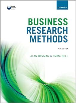 business research methods amazoncouk bryman alan bell emma