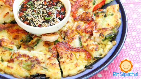 how to make korean seafood pancake haemul pajeon พิซซ่าเกาหลีซีฟู้ด 韓式海鮮蔥餅 youtube