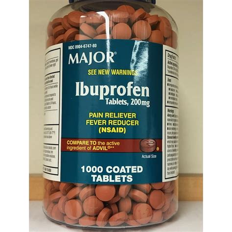 major ibu  ibuprofen tablets mg tablets  walmartcom