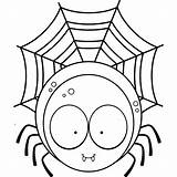 Spider Cartoon Coloring Pages Clipart Web Color Clipartpanda Getcolorings Illustration Printable Getdrawings sketch template