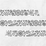 Tape Coloring Washi Flowers Colouring Books Save Tapes sketch template