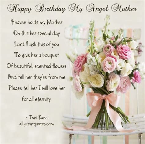 happy birthday wishes   mother  heaven google search mom