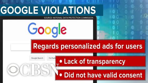google fined  million  violating europes data privacy law youtube
