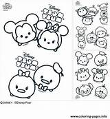Coloring Pages Tsum Disney Print Printable Info sketch template