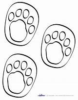 Printable Footprints Print Dinosaur Footprint Coloring Foot Pages Clipart Pooh Winnie Animal Feet Clip Cliparts Printables Prints Color Clipartmag Getdrawings sketch template
