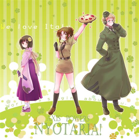 Japan Northern Italy And Germany Axis Powers Hetalia Drawn By