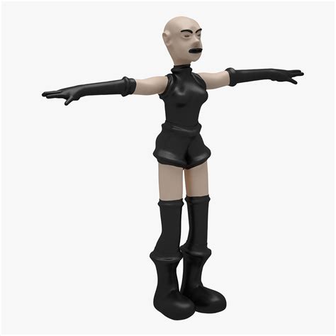 3d Female 002 Rigged T Pose Cgtrader
