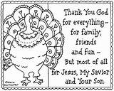 Thanksgiving Coloring Pages Religious Christian Sheet sketch template