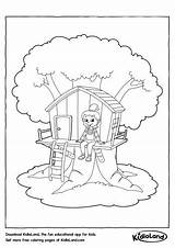 Treehouse Kidloland sketch template