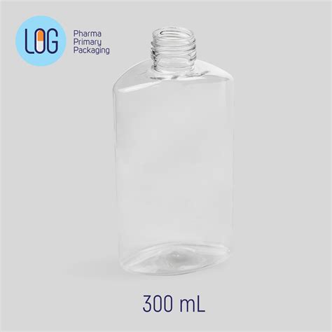 ml pet oval bottle  neck finish clear pharma primary packaging