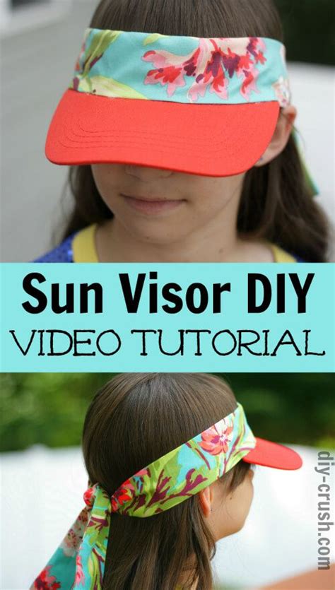 sunvisor craft template sun visor   pattern  tutorial