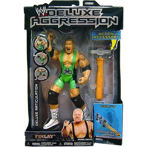 wwe wrestling deluxe aggression series  finlay action figure walmart