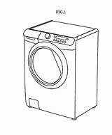 Machine Washing Dryer Drawing Coloring Washer Pages Template Getdrawings sketch template