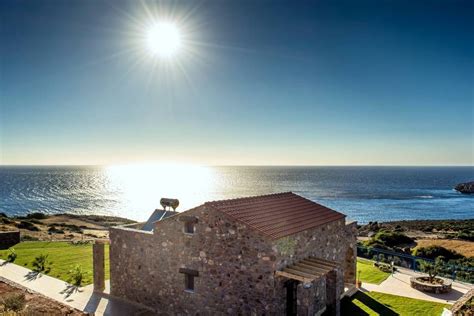 crete  airbnb brand   heated pool amazing views villas  rent  livadia