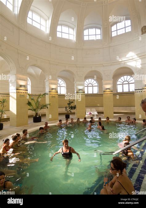 szechenyi thermal baths budapest hungary eastern europe stock photo