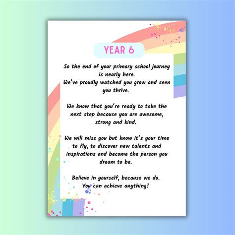 year  leavers poem etsy
