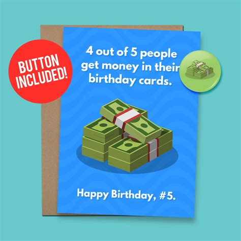 funny birthday card  money money birthday gift lb etsy canada