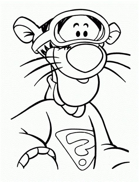 tigger disney coloring pages coloring pages  print animal coloring