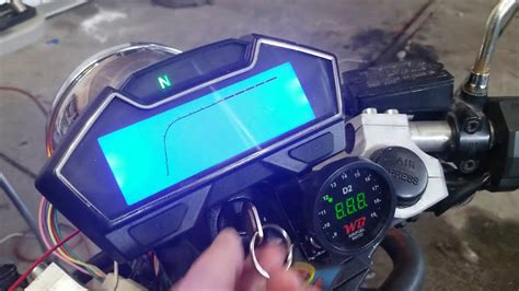 samdo universal motorcycle speedometer odometer wiring youtube