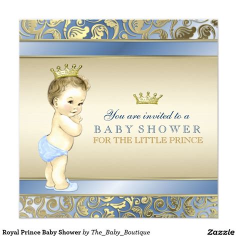 create   invitation zazzlecom blue baby shower invitations