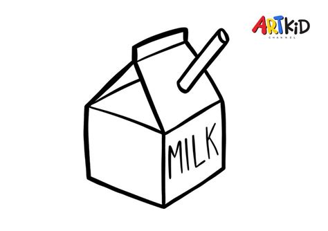 milk  printable coloring pages