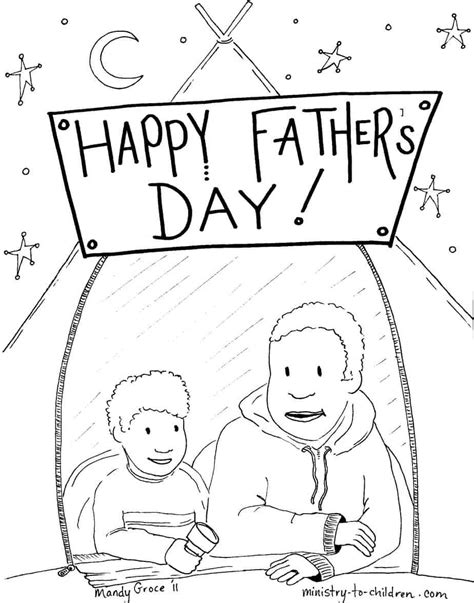 fathers day coloring pages   easy print